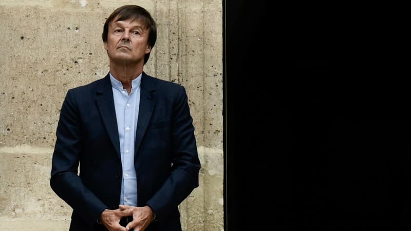 Nicolas Hulot le 4 septembre 2018 au ministère de la Transition énergétique.