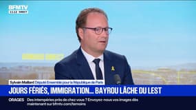 Budget: "Chacun d'entre nous devra faire des pas coûteux", affirme Sylvain Maillard (EPR)