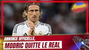 Modric annonce son départ du Real Madrid
