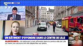 Un bâtiment s'effondre dans le centre de Lille - 12/11