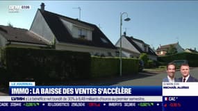 La baisse des ventes immobilières s'accélère