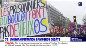 Île-de-France: une manifestation sans gros dégâts
