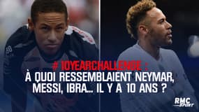 #10YearChallenge : À quoi ressemblaient Neymar, Messi, Ibra, Bale... Il y a 10 ans ?