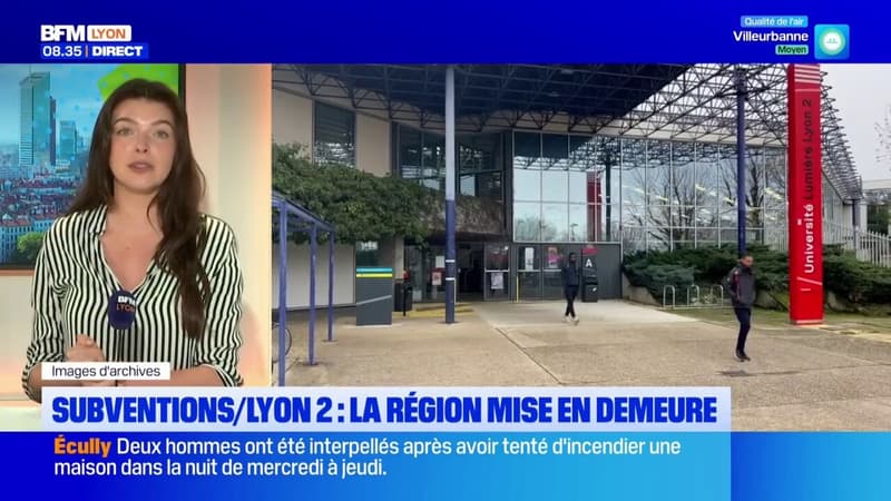 Retrait de subvention à l'université Lyon 2 : la préfecture met en demeure la région AURA