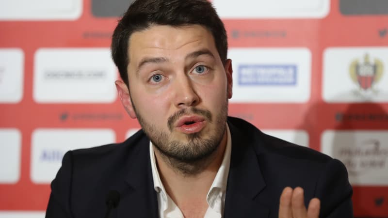 Gauthier Ganaye, président de l'OGC Nice