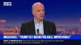 Pour Pierre Moscovici, membre de la Cour des comptes européenne, "Donald Trump est incontrôlable, imprévisible"