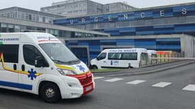 Les urgences du CHu de Brest, le 22 août 2024.