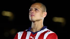 Javier "Chicharito" Hernandez lors de son arrivée aux Chivas Guadalajara en janvier 2024