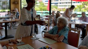 Maison de retraite. (illustration)