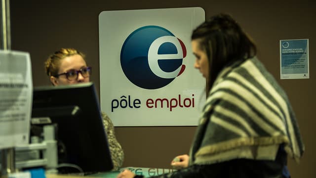 L'intérieur d'une agence Pôle emploi (photo d'illustration)