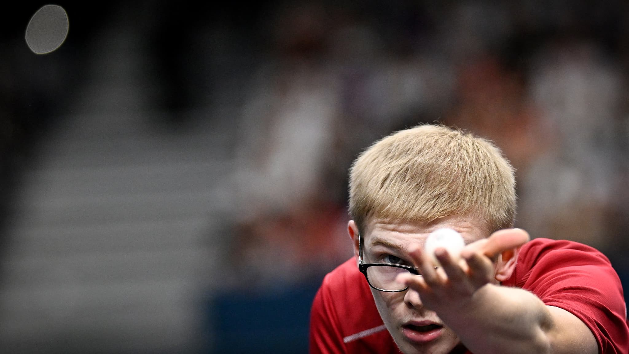 Félix Lebrun, pongiste star à seulement 17 ans.