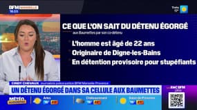 Marseille: un détenu de 22 ans égorgé par son co-détenu à la prison des Baumettes