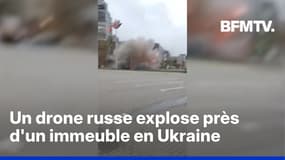 Ukraine: un drone russe explose près d'un immeuble résidentiel à Soumy et fait neuf blessés
