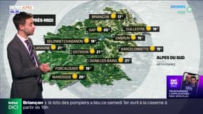 Météo Alpes du Sud: du soleil et des températures plutôt chaudes, 21°C à Sisteron