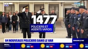 Var: 64 nouveaux policiers dans le département
