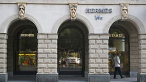 Le magasin Hermès de Mumbai.