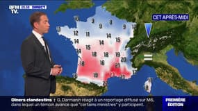 Les températures continuent de baisser sur le nord du pays ce lundi