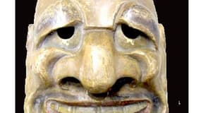 Ce masque japonais datant de la fin du XIIIe siècle ressemble fortement à Jacques Chirac.