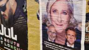 Trois députés Renaissance de Marseille se retrouvent sur des affiches pour protester contre leur vote en faveur de la loi immigration adoptée en décembre.