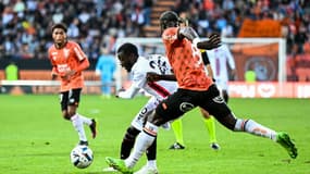 Nicolas Pépé lors de Lorient-Nice 