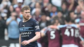 La détresse de Kévin De Bruyne face à West Ham, le 15 mai 2022.