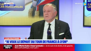 Jean-Michel Aulas déclare vouloir que le Tour de France "prenne son départ à Lyon"