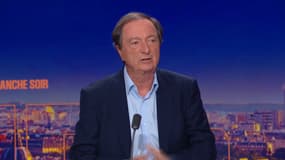 Michel-Édouard Leclerc, président du comité stratégique des magasins E.Leclerc, le 17 novembre 2025 sur BFMTV.