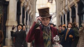 Timothée Chalamet dans le film "Wonka". 