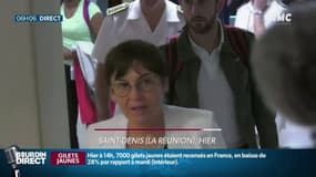A la Réunion, la ministre des Outre-mer, Annick Girardin  a été huée puis applaudie 