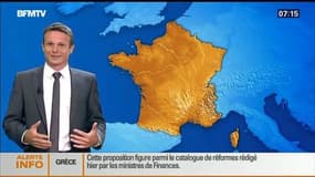 La météo pour ce lundi 13 juillet 2015