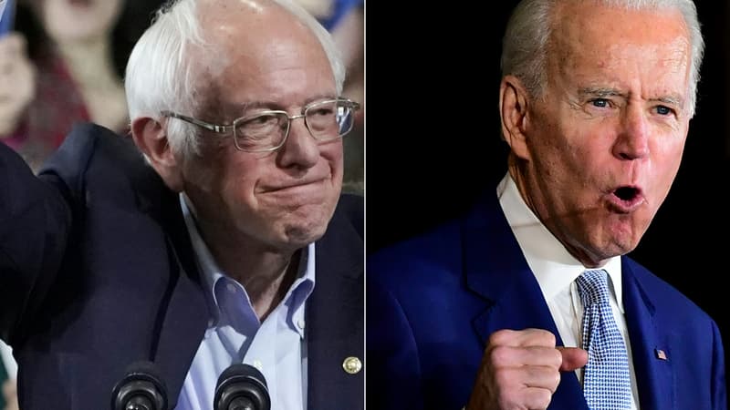 Bernie Sanders et Joe Biden - image d'illustration 