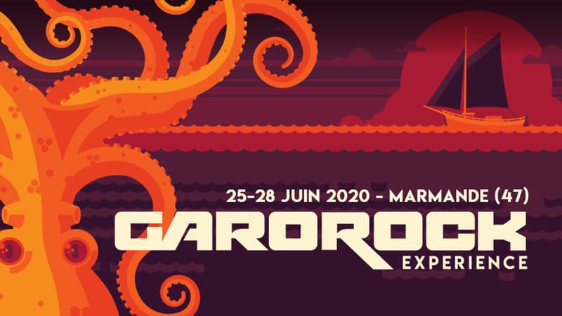 L'affiche de Garorock 2020