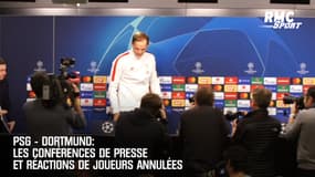 PSG - Dortmund: Les conférences de presse et réactions de joueurs annulées