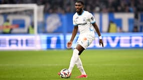 Lilian Brassier avec l'OM le 19 janvier 2025