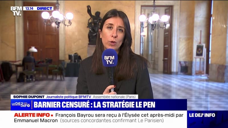 Nomination d'un Premier ministre: le RN pas contre François Bayrou ou un profil macroniste