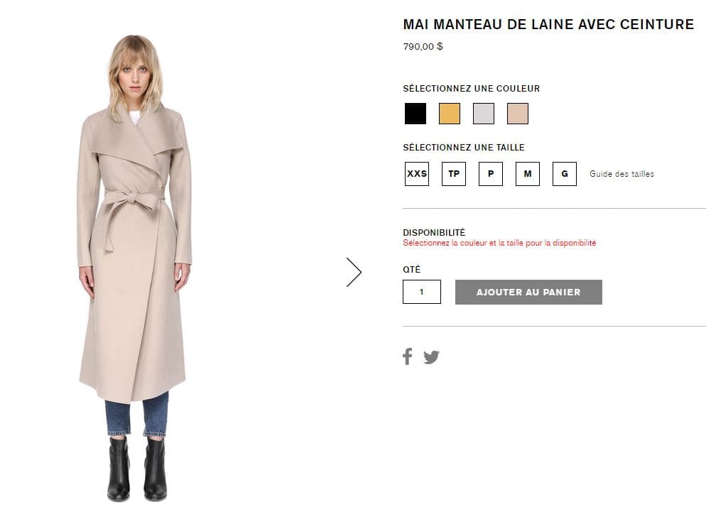 Manteau meghan markle discount marque