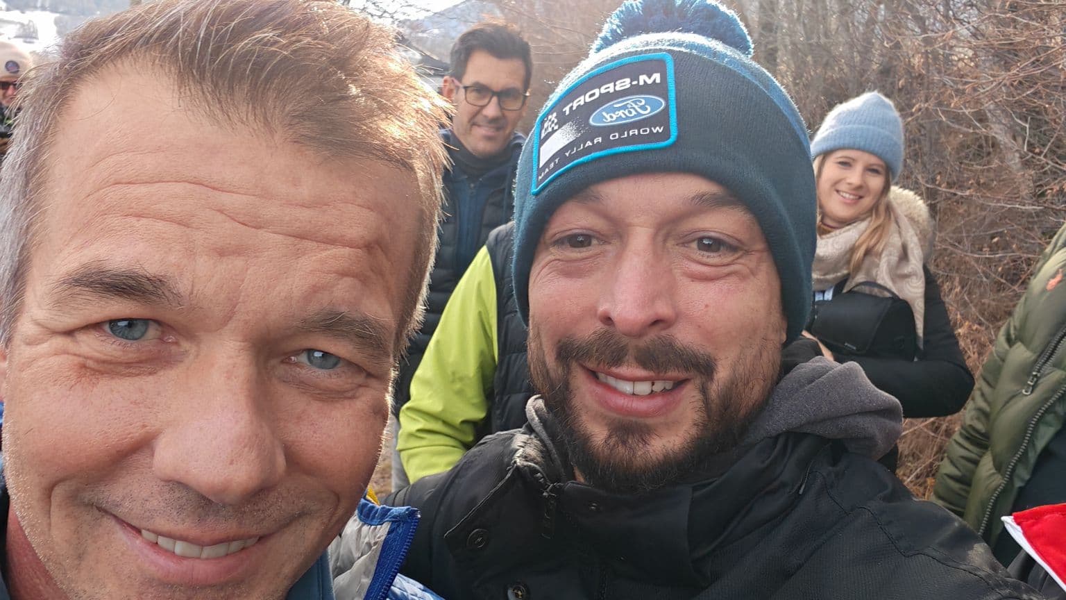 Sébastien Loeb assistant au Rallye Monte-Carlo le 24 janvier 2025.