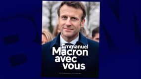 L'affiche de campagne d'Emmanuel Macron a été dévoilée ce samedi