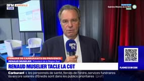 Pénurie de carburant: Renaud Muselier tacle la CGT