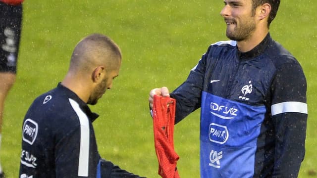 Karim Benzema et Olivier Giroud
