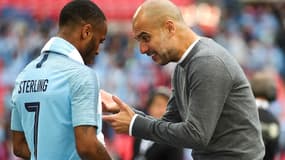 Guardiola et Sterling