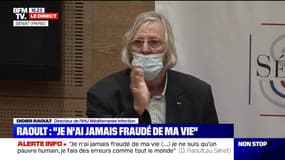 Didier Raoult affirme avoir "téléphoné rapidement au Ministère" pour évoquer "les médicaments qui marchent" 