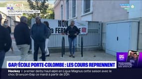 Gap: les cours vont reprendre à l'école Porte-Colombe bloquée en début de semaine