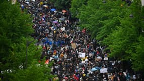 Le cortège à Paris le 1er mai 2023.
