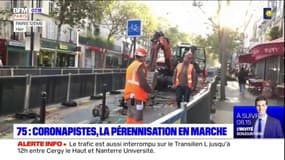 Paris: le début des chantiers de pérennisation des coronapistes