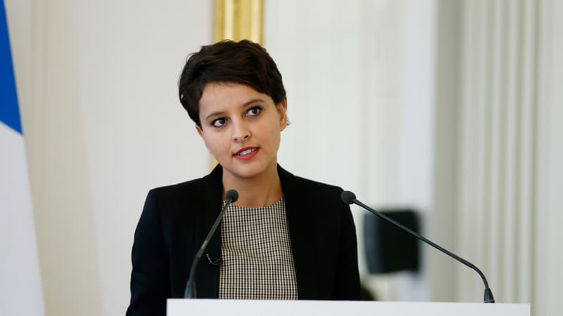 La ministre de l'Education, Najat Vallaud-Belkacem.