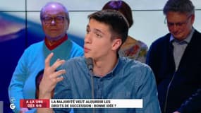 " Nous les jeunes, on est infortuné, on vit surtaxé le reste de nos vies et on meurt dépouillé ! "