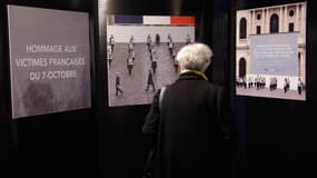  une exposition rendant hommage aux victimes des attaques du 7-Octobre en Israël, à Paris, le 6 octobre 2025.