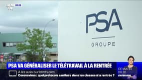 Le groupe PSA va généraliser le télétravail dès la rentrée