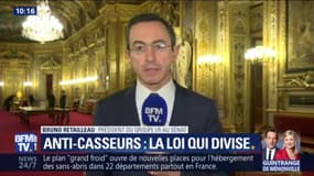 Loi anti-casseurs: pour Bruno Retailleau (LR), "il faut adapter l'arsenal judiciaire contre les nouvelles formes de violence"